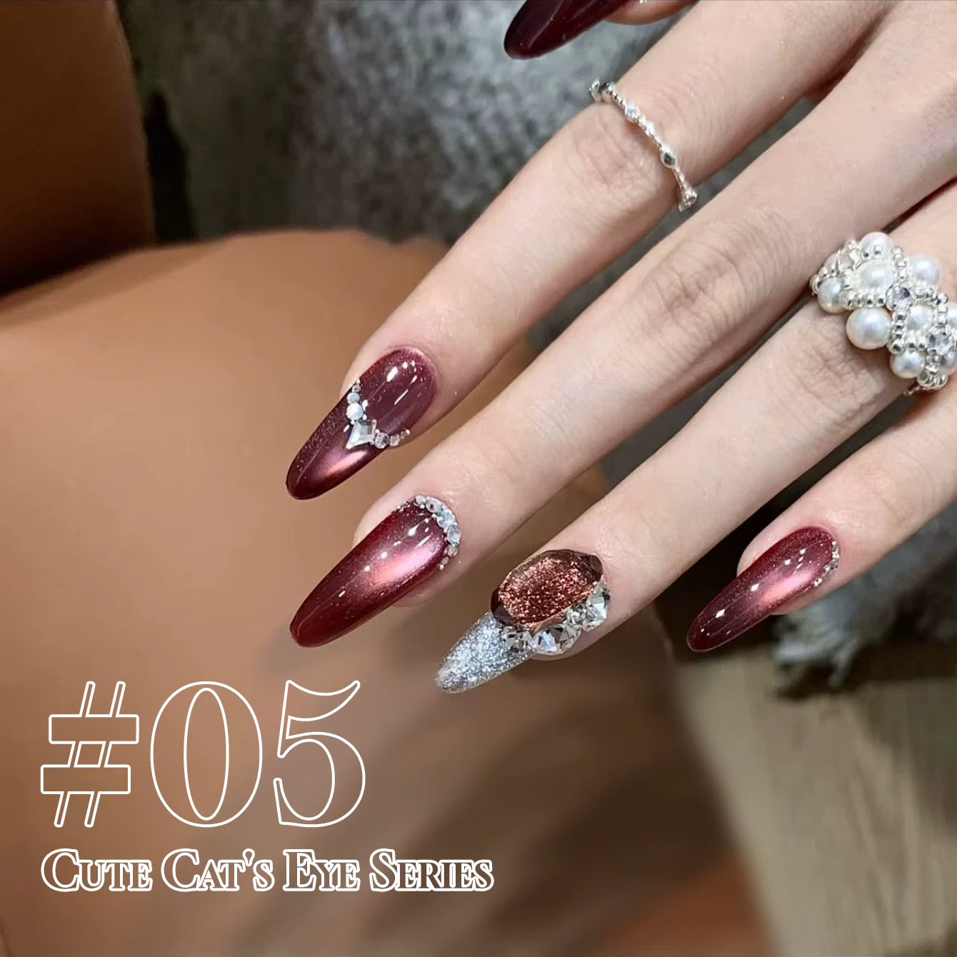 MIANEL 12ML 2026 Maillard Black Brown Cat Eye Gel Nail Polish Black Nails White Nails Nail Art Red Nails 1-21Pcs