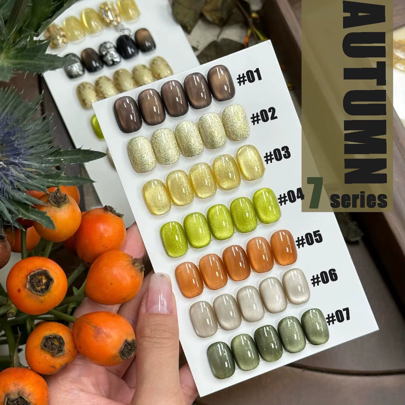 MIANEL 12ML 2026 Maillard Black Brown Cat Eye Gel Nail Polish Black Nails White Nails Nail Art Red Nails 1-21Pcs