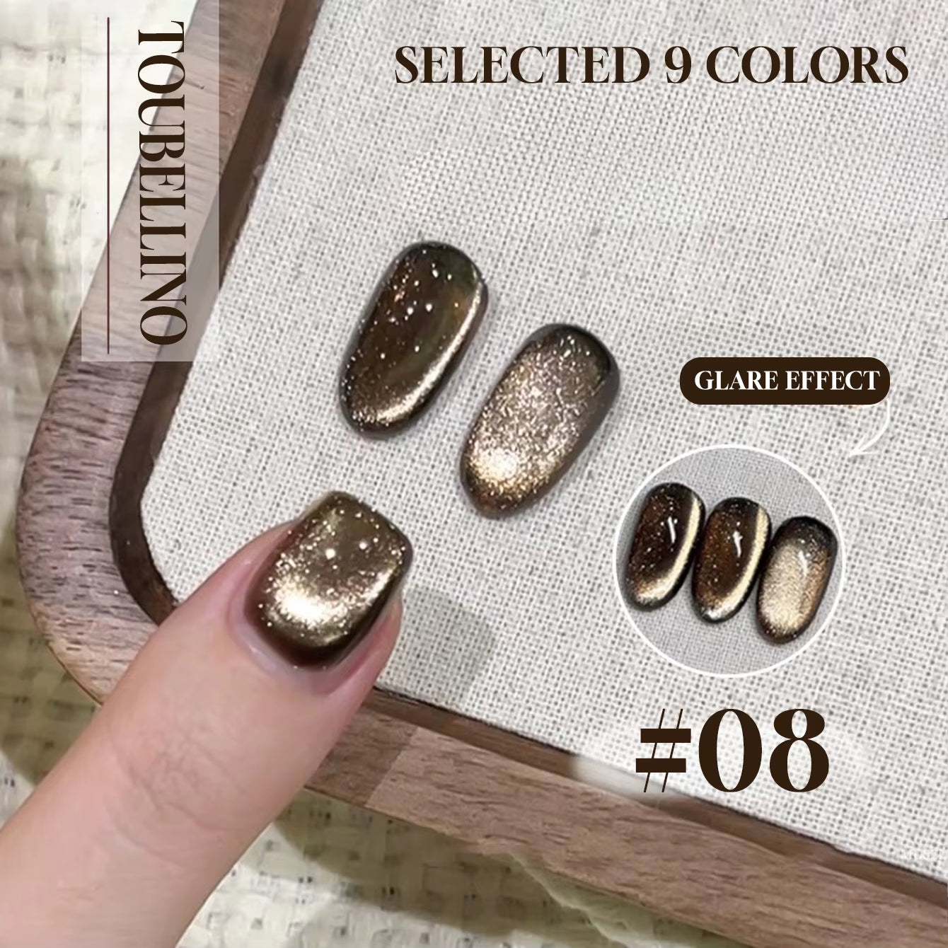 MIANEL 12ML 2026 Maillard Black Brown Cat Eye Gel Nail Polish Black Nails White Nails Nail Art Red Nails 1-21Pcs