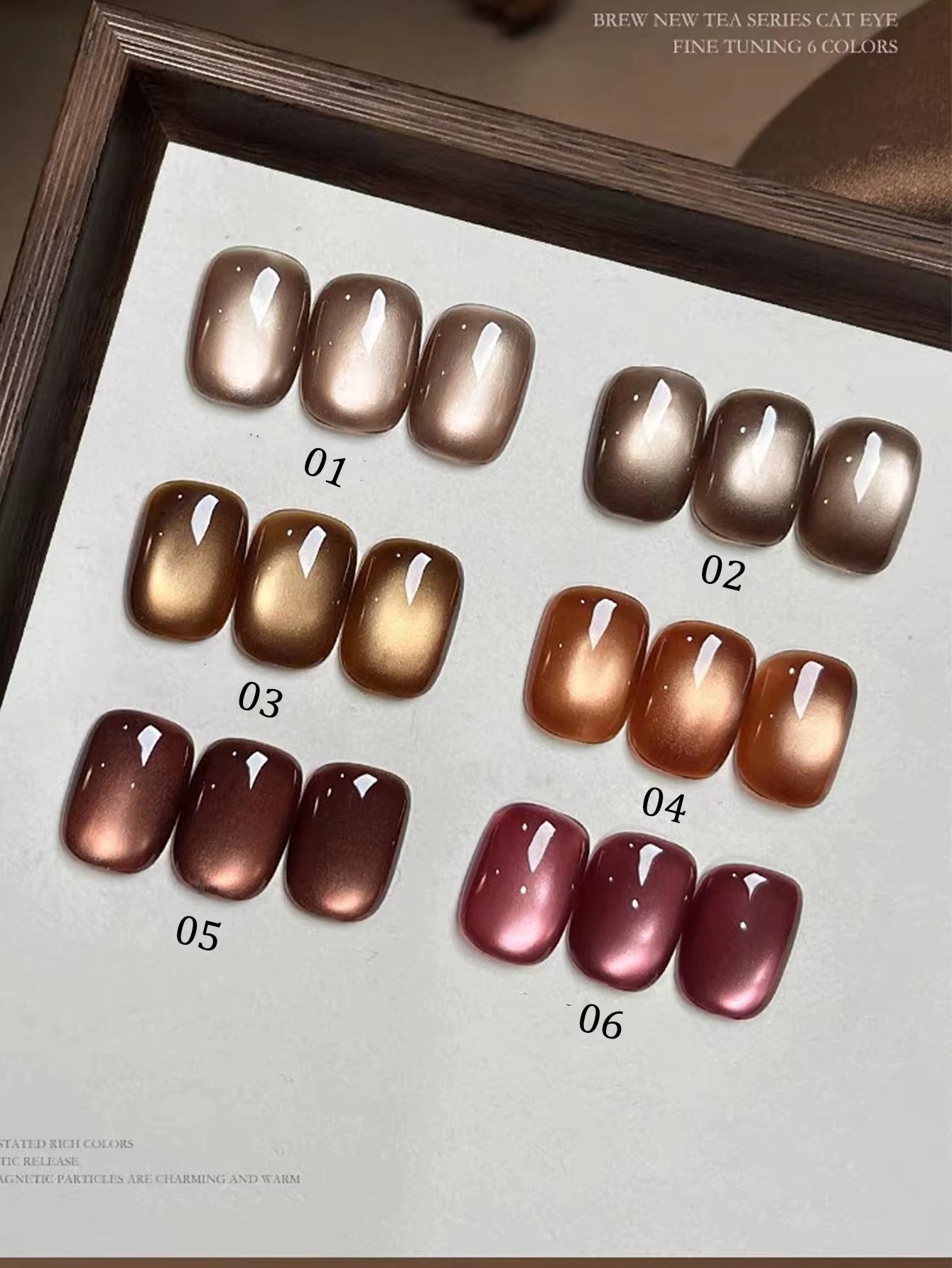 MIANEL 12ML 2026 Maillard Black Brown Cat Eye Gel Nail Polish Black Nails White Nails Nail Art Red Nails 1-21Pcs